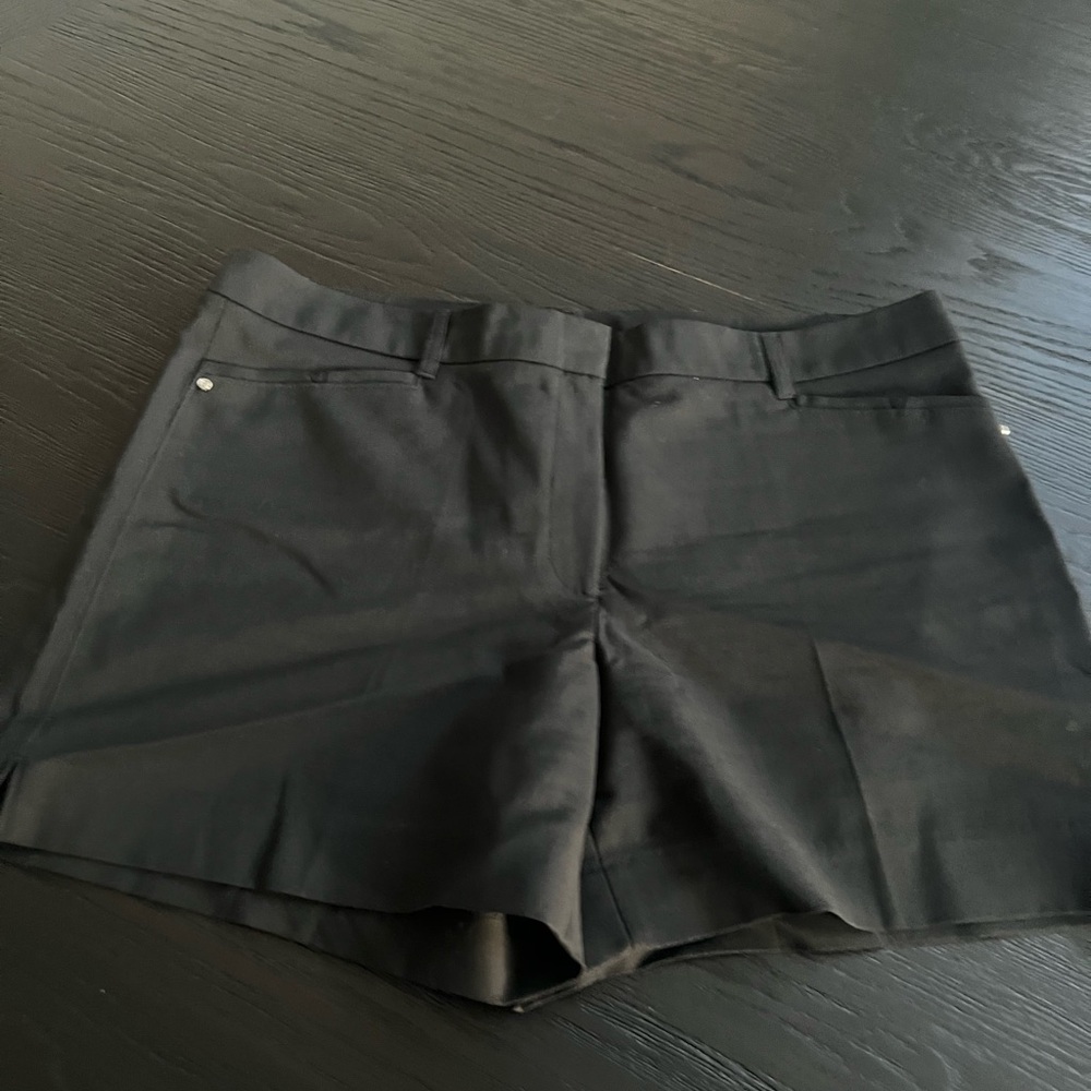 White House Black Market High Waist Black Shorts